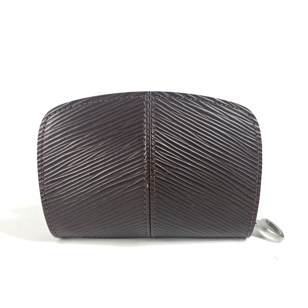 Louis Vuitton Coin Case M6344D Epi Leather Brown Epi Portefeuille Epi Z Women(Unisex)