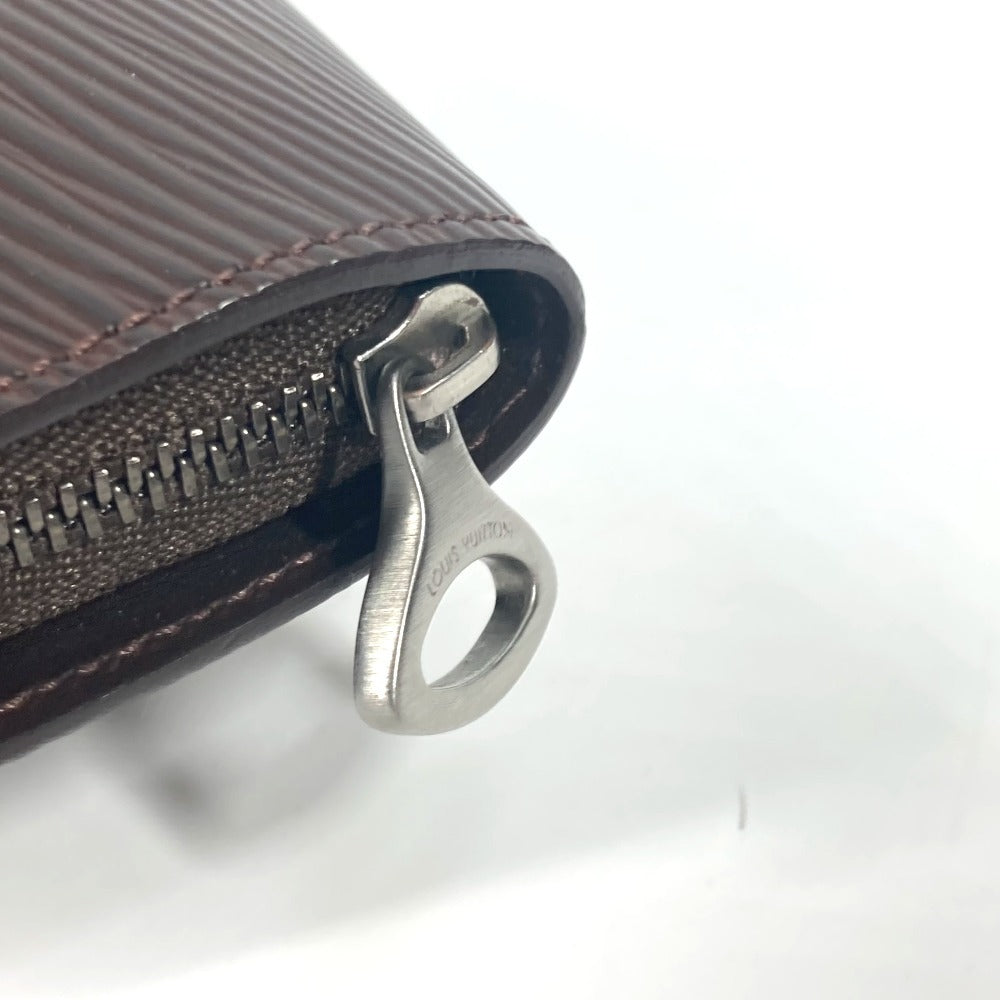 Louis Vuitton Coin Case M6344D Epi Leather Brown Epi Portefeuille Epi Z Women(Unisex)