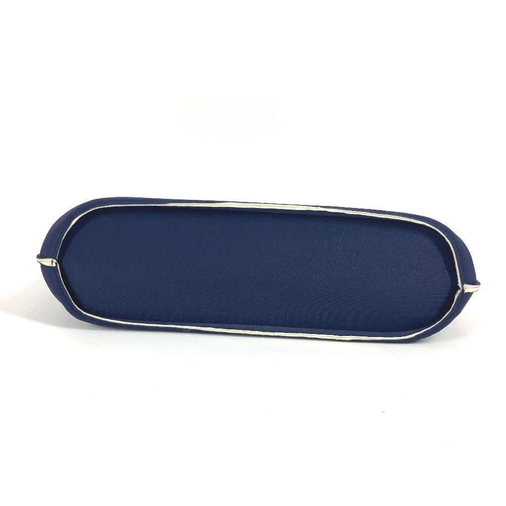 Chanel Handbag Polyamide Navy Metal Handle Women