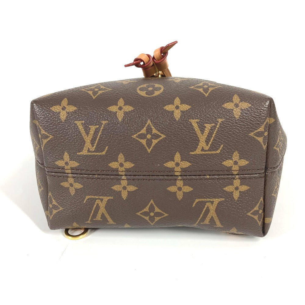 Louis Vuitton Backpack M45502 Monogram Canvas Brown Monogram Montsourisnm Bb Women