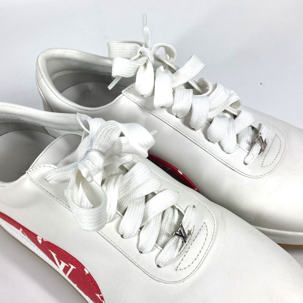 Louis Vuitton Sneakers 1A3Eq5 Leather White Monogram Louis Vuitton X Supreme Collaboration 7