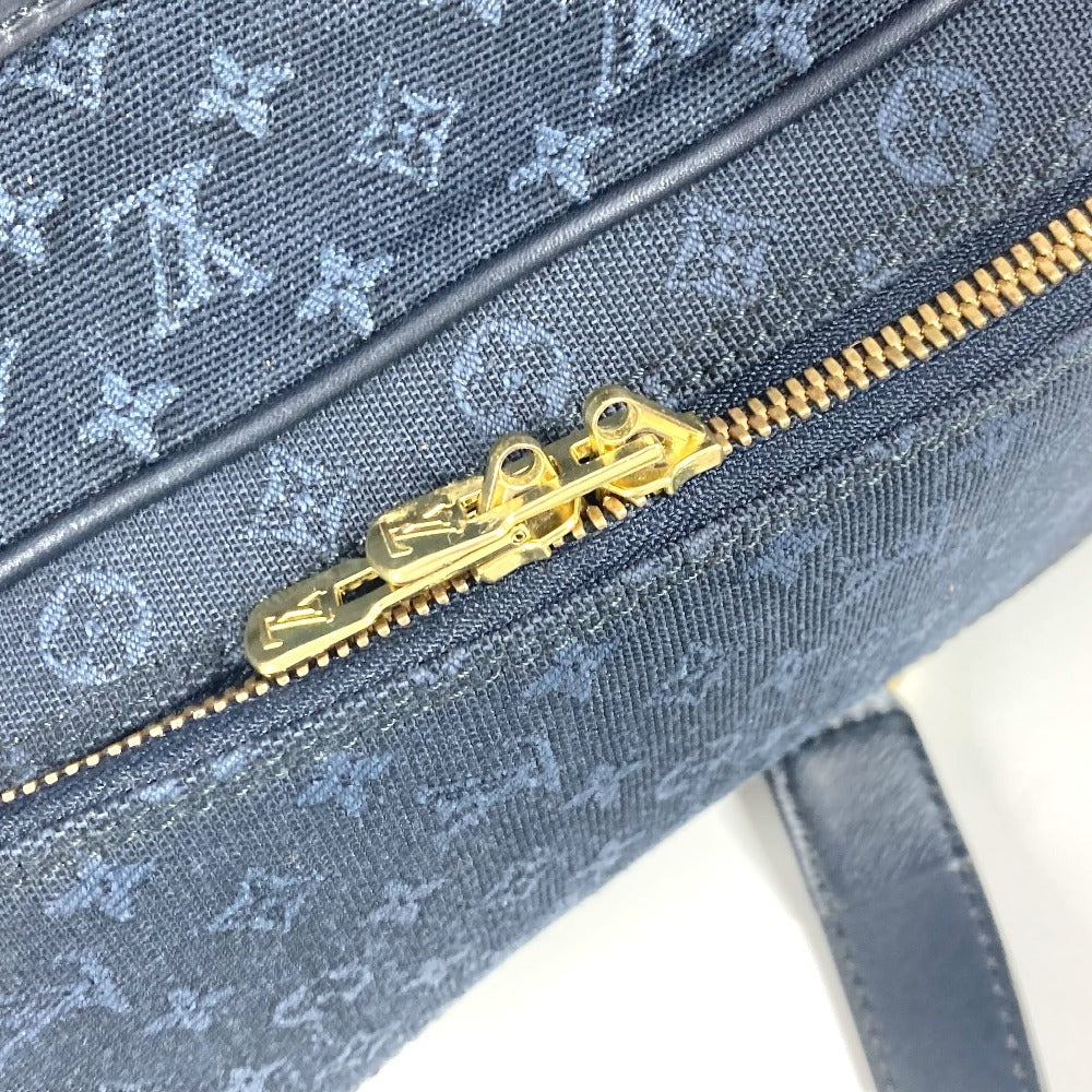 Louis Vuitton Boston Duffel Bag M42331 Monogram Mini Canvas Navy Monogram Mini Claudine Women