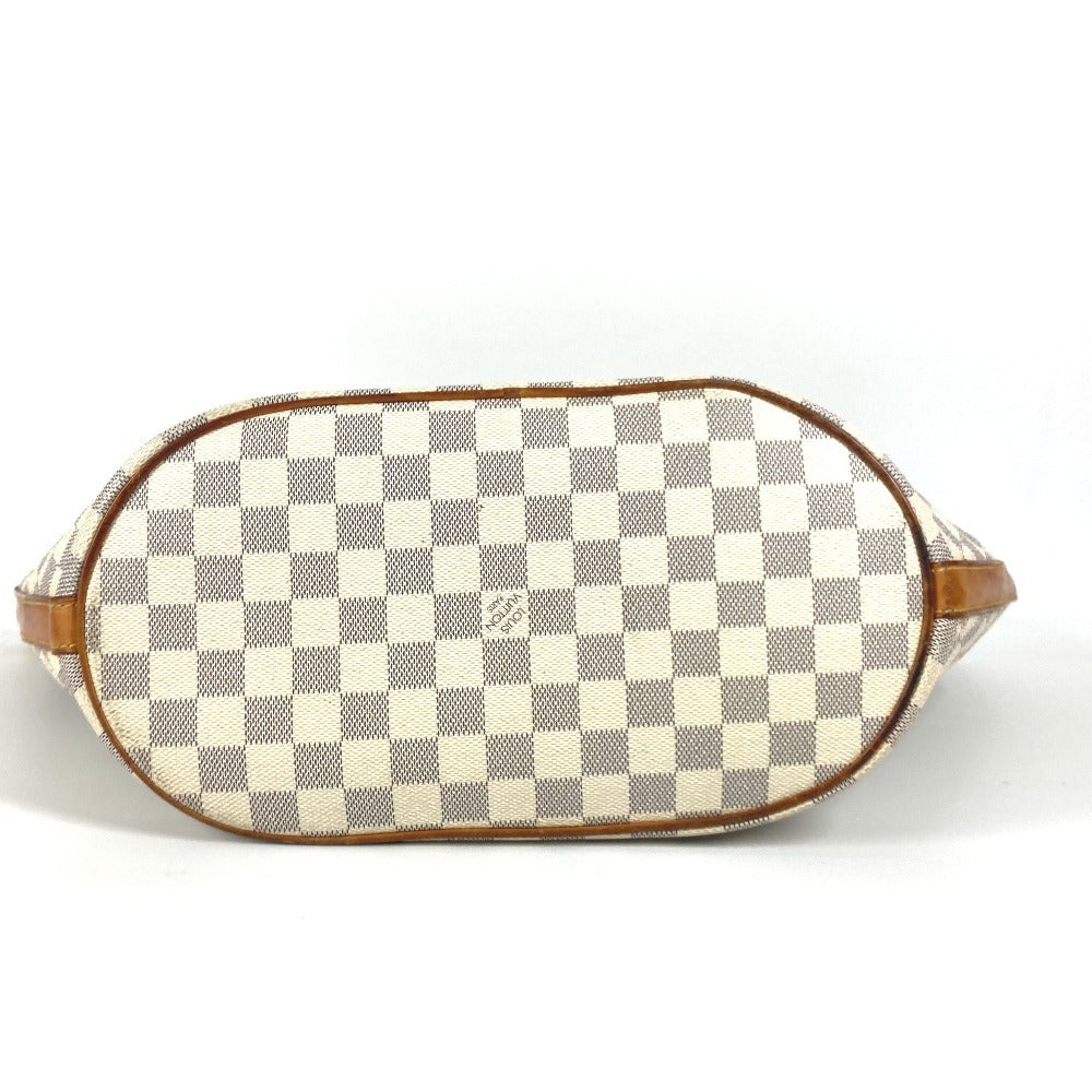 Louis Vuitton Shoulder Bag Damier Azur Canvas White Damier Azur Pomplon Women