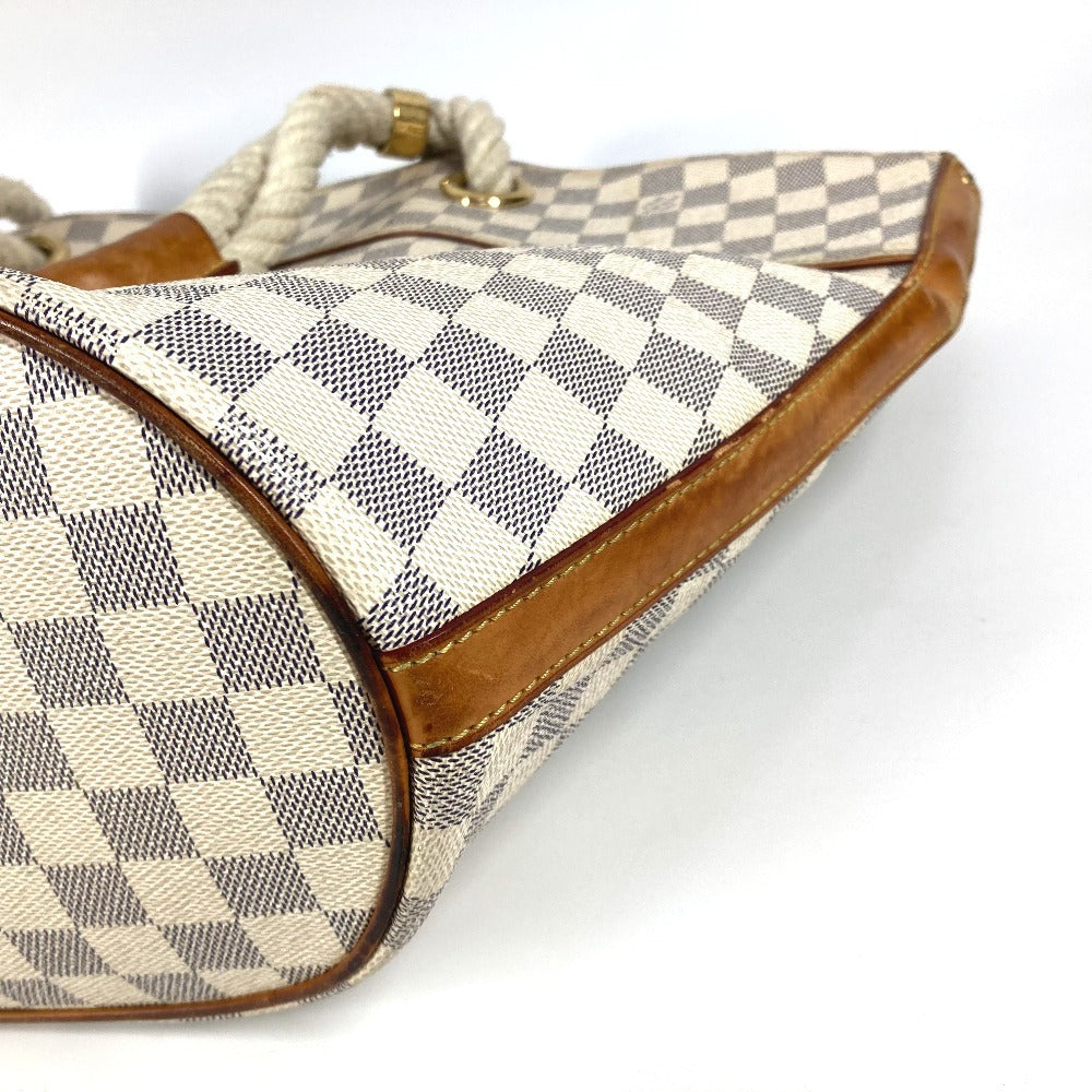 Louis Vuitton Shoulder Bag Damier Azur Canvas White Damier Azur Pomplon Women