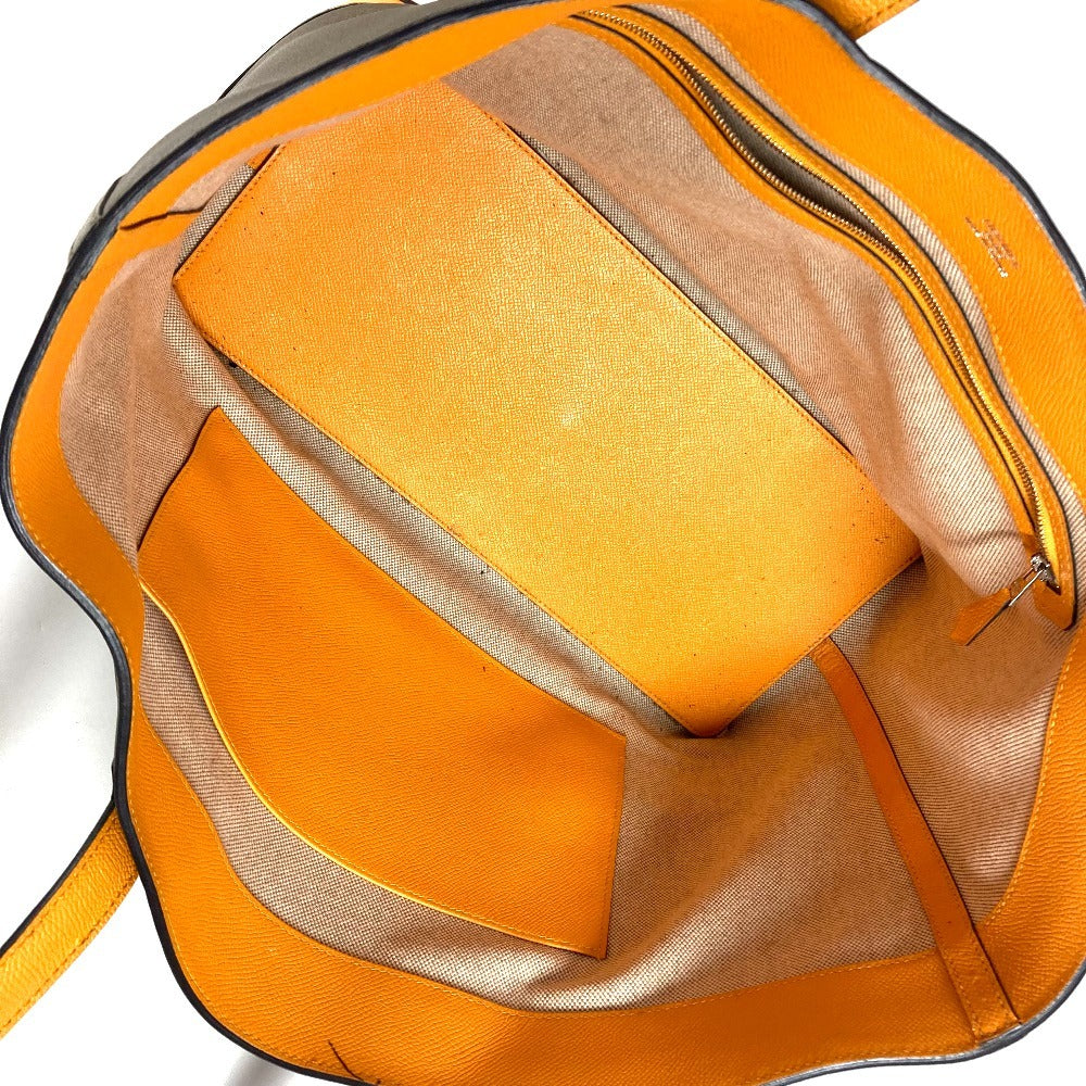 Hermes Shoulder Bag Evercolor, Epsom Yellow By Color Maxibox Hippo 36 Unisex(Unisex)