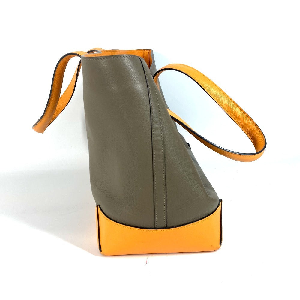 Hermes Shoulder Bag Evercolor, Epsom Yellow By Color Maxibox Hippo 36 Unisex(Unisex)
