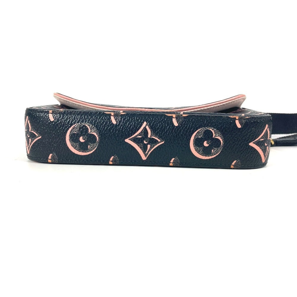 Louis Vuitton Shoulder Bag M81471 Coated Canvas Black Fall For You Collection Monogram Multi