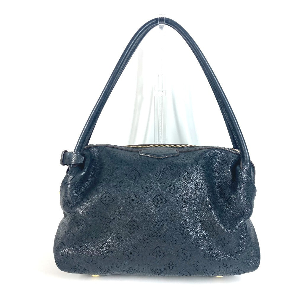Louis Vuitton Shoulder Bag M93814 Monogram Mahina Leather Black Monogram Mahina Galatea Pm