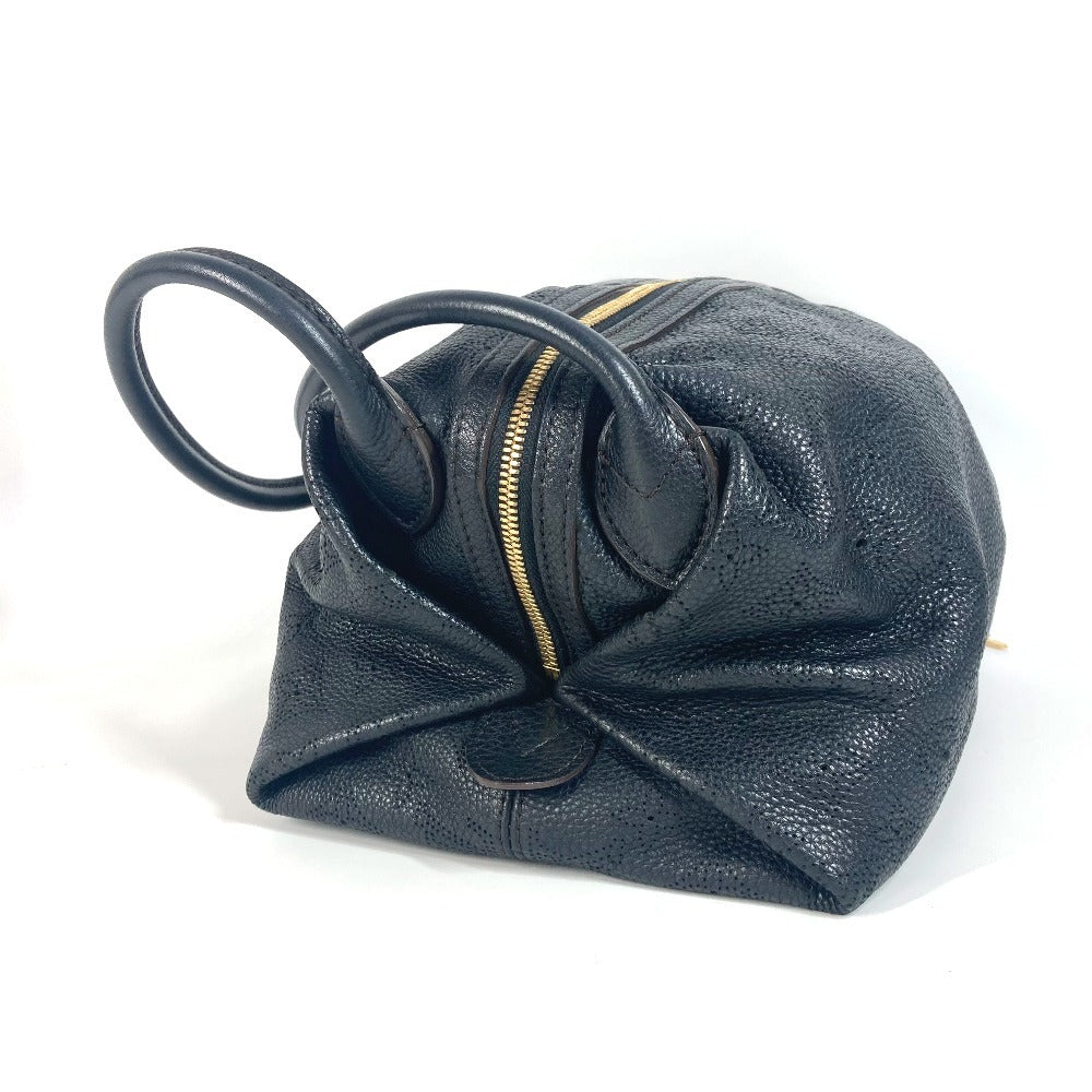 Louis Vuitton Shoulder Bag M93814 Monogram Mahina Leather Black Monogram Mahina Galatea Pm