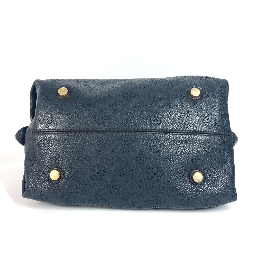 Louis Vuitton Shoulder Bag M93814 Monogram Mahina Leather Black Monogram Mahina Galatea Pm