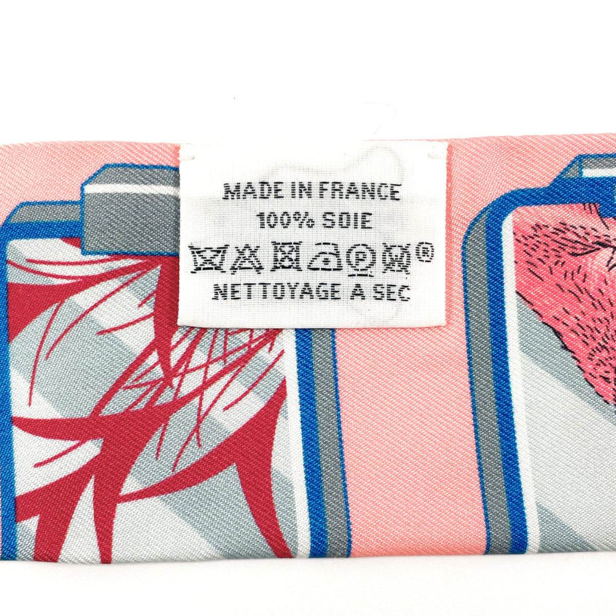 Hermes Scarf 063875S 100% Silk Pink Hermes Story