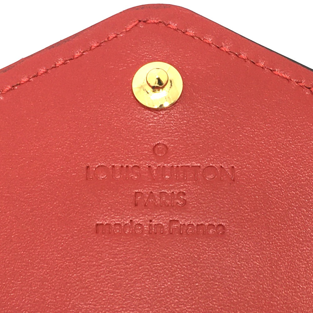 Louis Vuitton Long Wallet Purse M90489 Monogram Vernis Red Monogram Vernis Portefeuille Sarah Bird