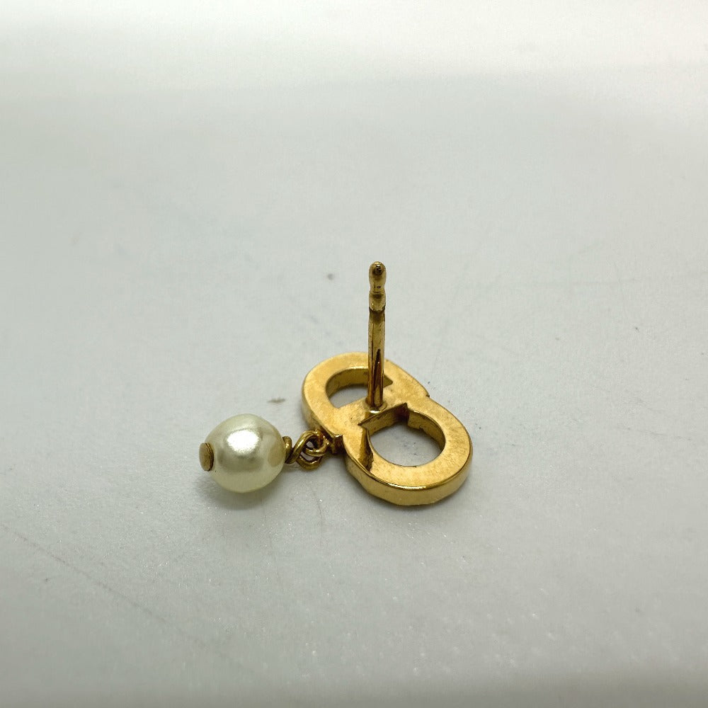 Dior Pierce Gold Plated Gold Logo Cd Tribal Women