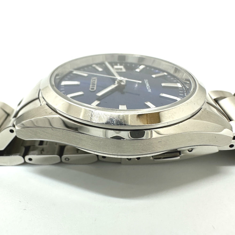 Citizen Watches Mechanical Automatic Nb1050-59L Stainless Steel Silver Mechanical Navy Dial Mens