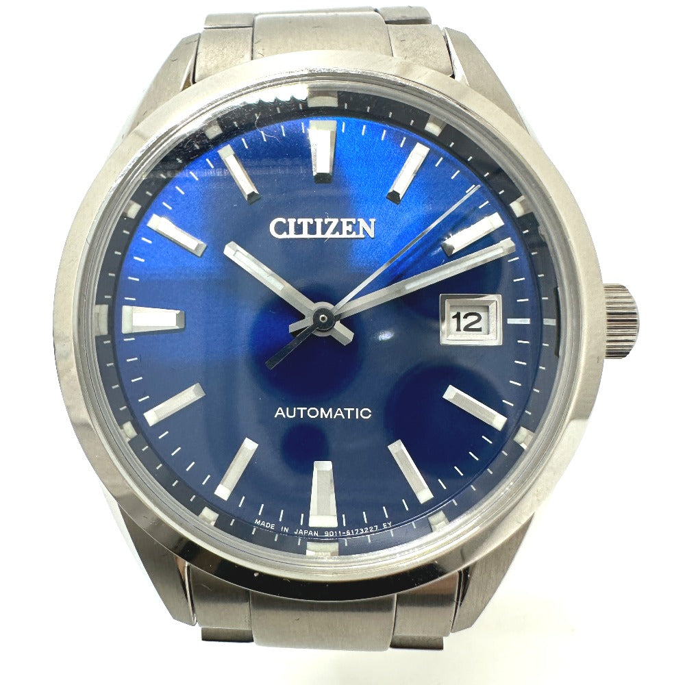 Citizen Watches Mechanical Automatic Nb1050-59L Stainless Steel Silver Mechanical Navy Dial Mens