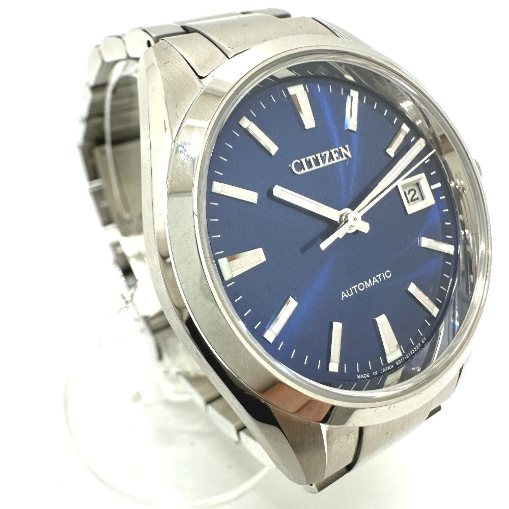 Citizen Watches Mechanical Automatic Nb1050-59L Stainless Steel Silver Mechanical Navy Dial Mens