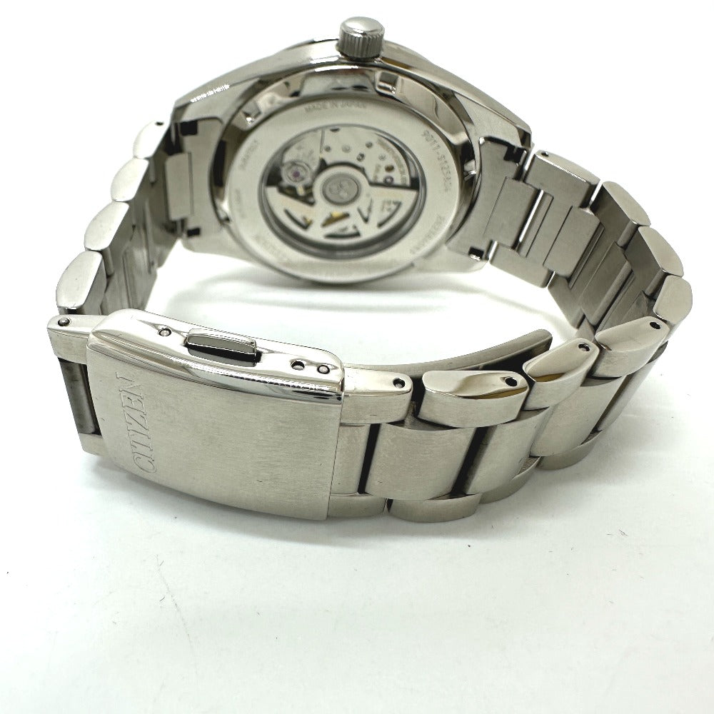 Citizen Watches Mechanical Automatic Nb1050-59L Stainless Steel Silver Mechanical Navy Dial Mens