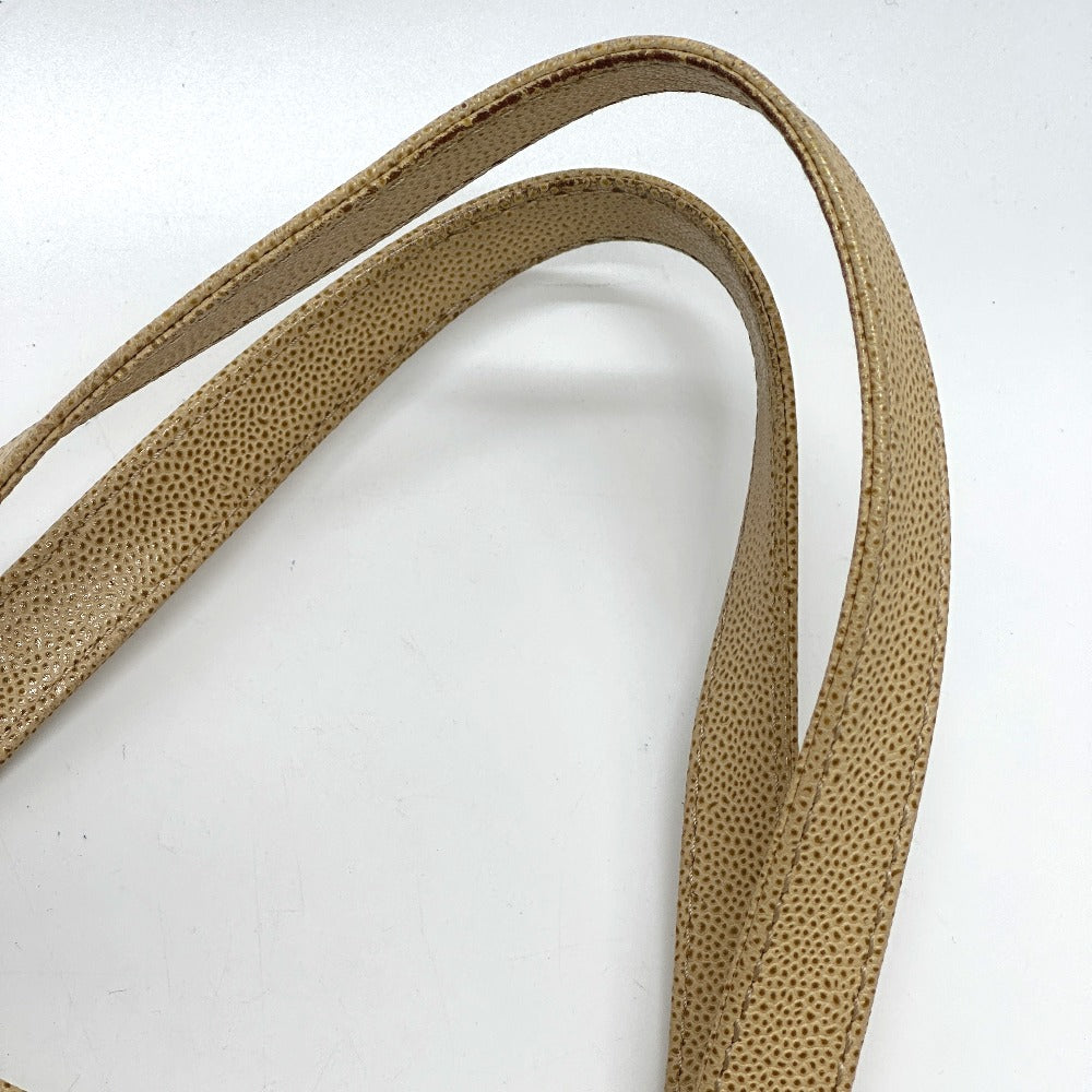 Chanel Tote Bag Caviar Skin Beige Coco Mark Cc Women