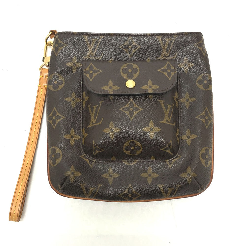 Louis Vuitton Pouch M51901 Monogram Canvas Brown Monogram Partition Women