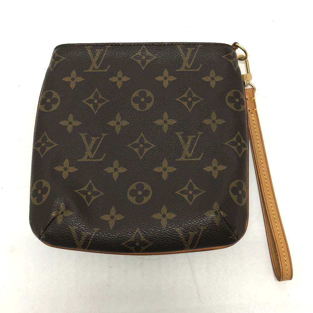 Louis Vuitton Pouch M51901 Monogram Canvas Brown Monogram Partition Women