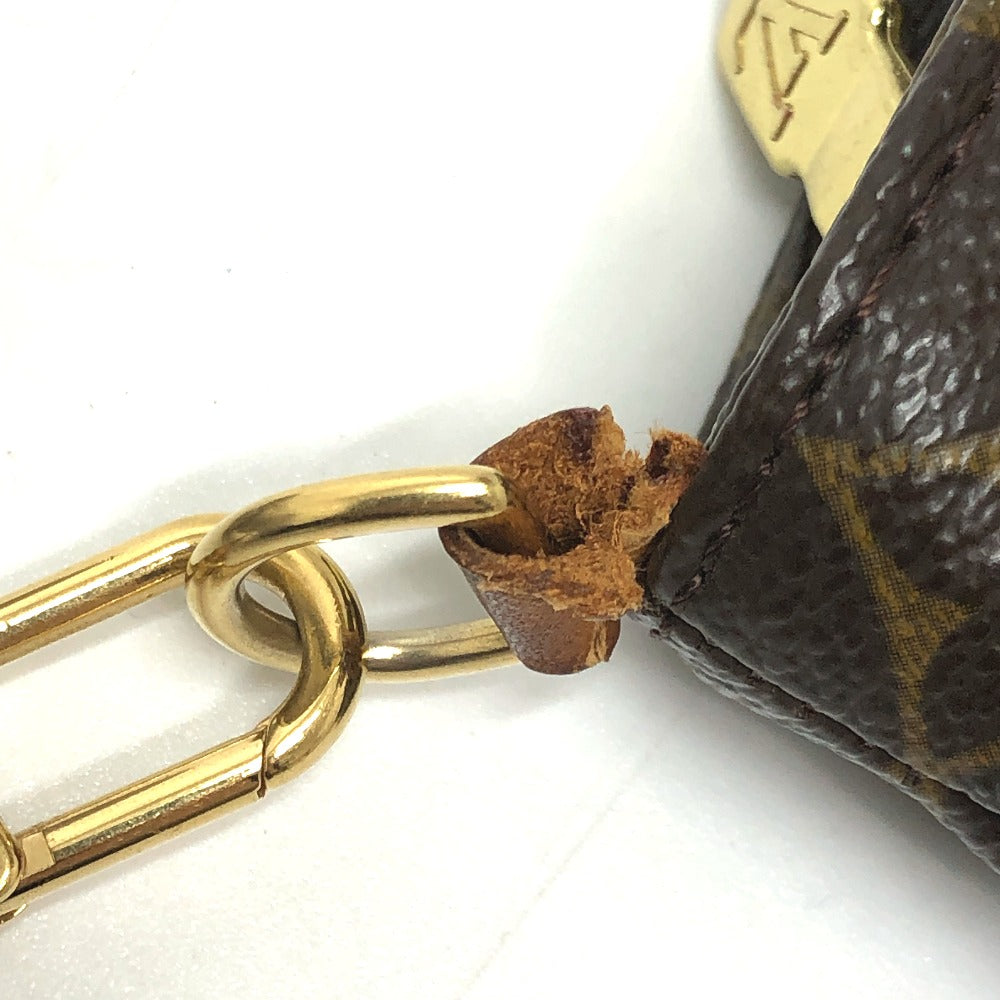Louis Vuitton Pouch M51901 Monogram Canvas Brown Monogram Partition Women