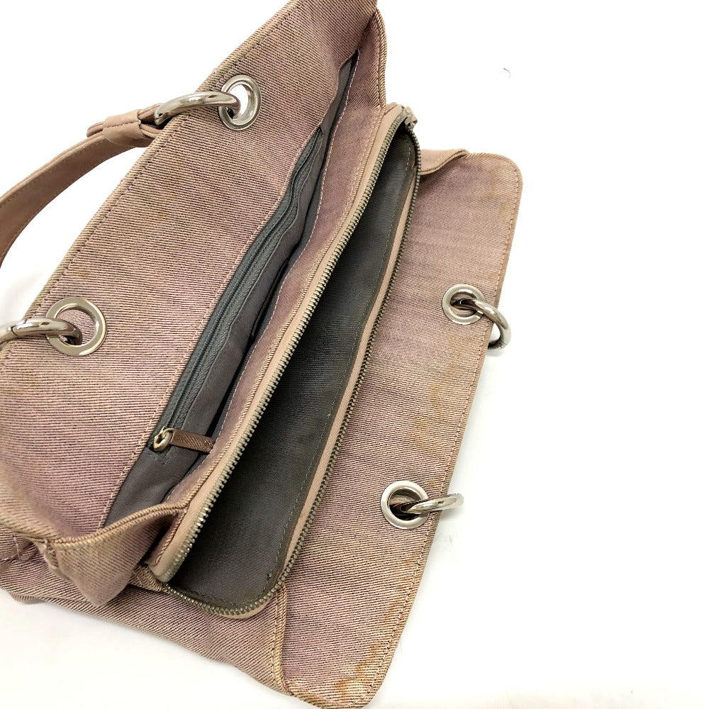 Chanel Tote Bag Cotton Canvas Pink Type Coco Mark Cc Matrasse Women