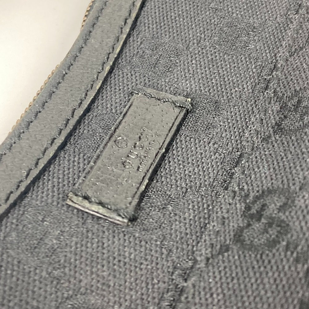 Gucci Shoulder Bag 114272 Gg Canvas Black Gg Mens