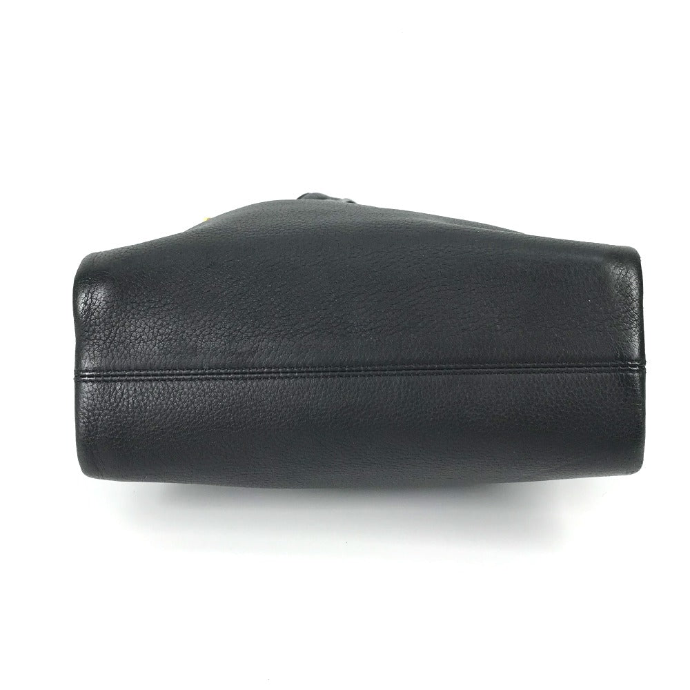 Bvlgari Tote Bag Leather Black Bulgari Bulgari Handbag Women