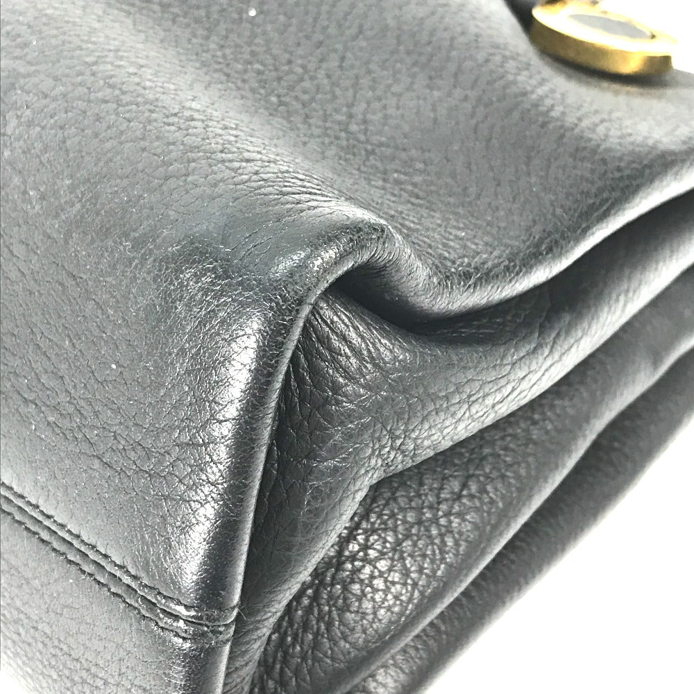 Bvlgari Tote Bag Leather Black Bulgari Bulgari Handbag Women