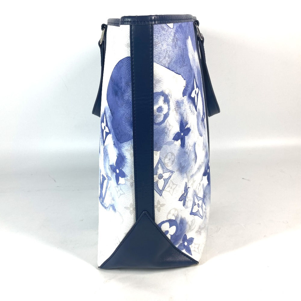 Louis Vuitton Shoulder Bag M45755 Monogram Canvas Blue Monogram Weekend Tote Gm