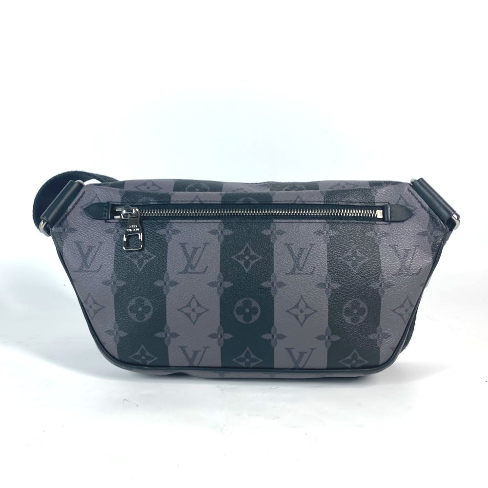 Louis Vuitton Sling Bag M59338 Monogram Eclipse Canvas Gray Nigo Collaboration Monogram Stripe