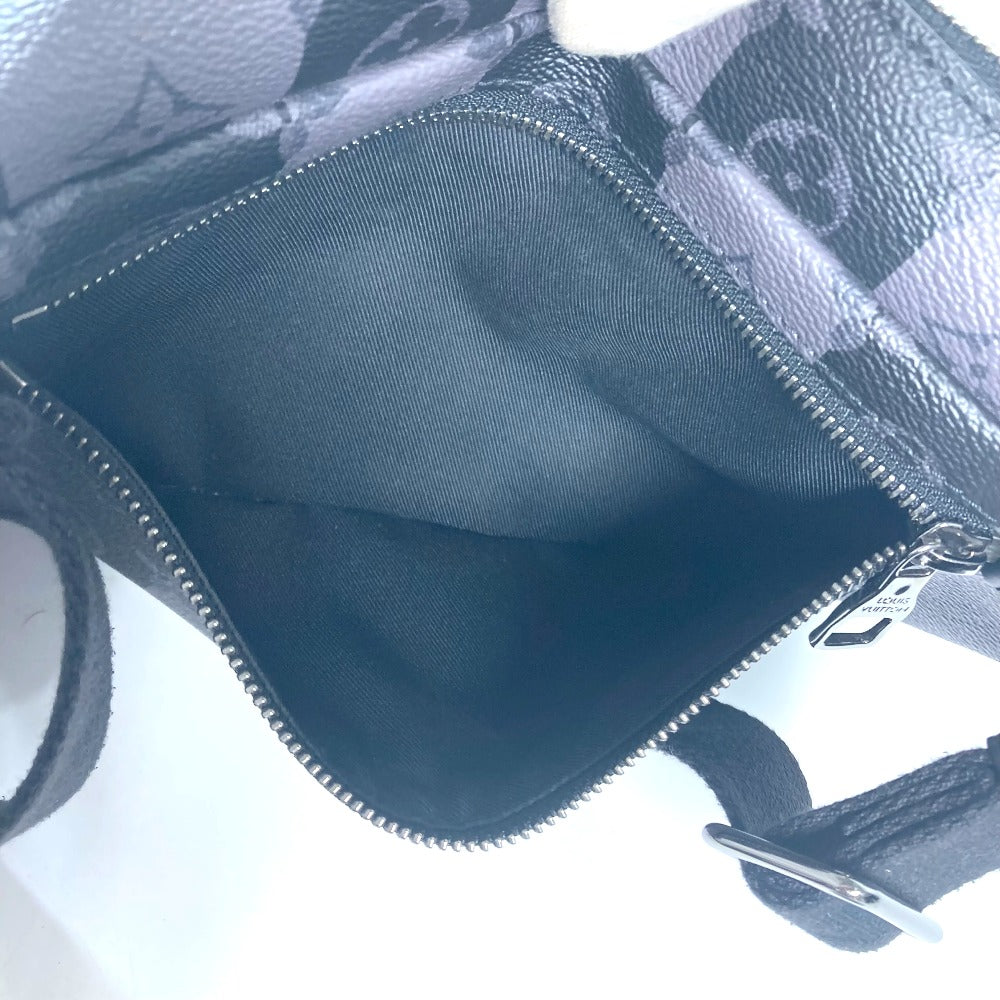 Louis Vuitton Sling Bag M59338 Monogram Eclipse Canvas Gray Nigo Collaboration Monogram Stripe