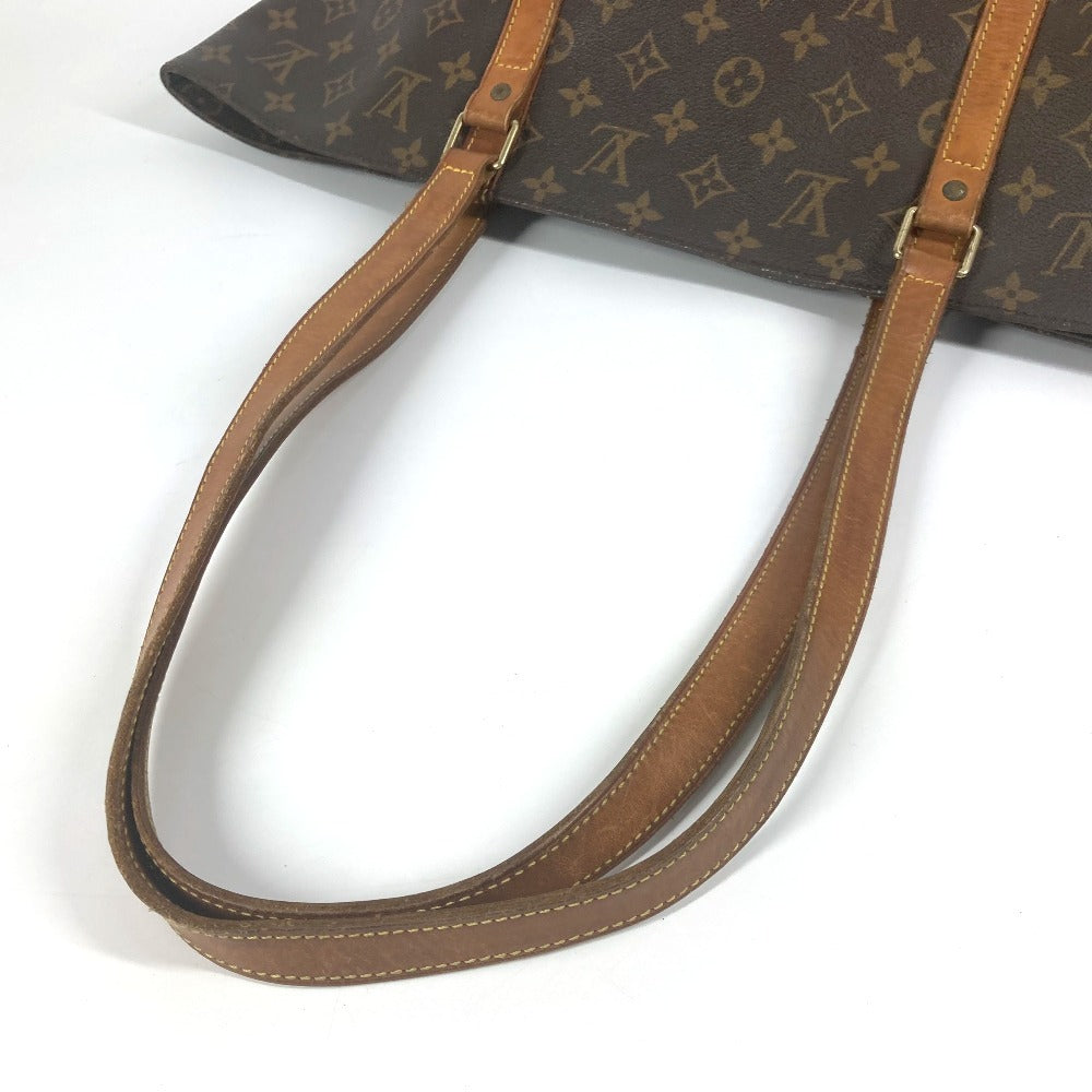 Louis Vuitton Shoulder Bag M51108 Monogram Canvas Brown Monogram Sac Shopping