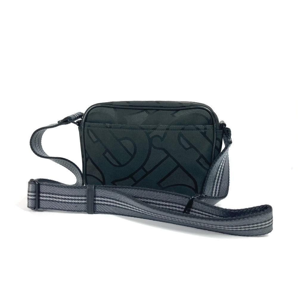 Burberry Shoulder Bag 8043708 Nylon Canvas Gray Type Tb Logo