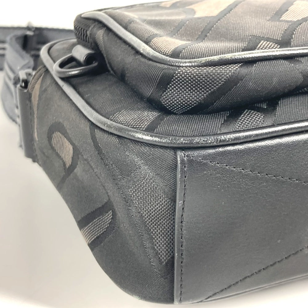 Burberry Shoulder Bag 8043708 Nylon Canvas Gray Type Tb Logo
