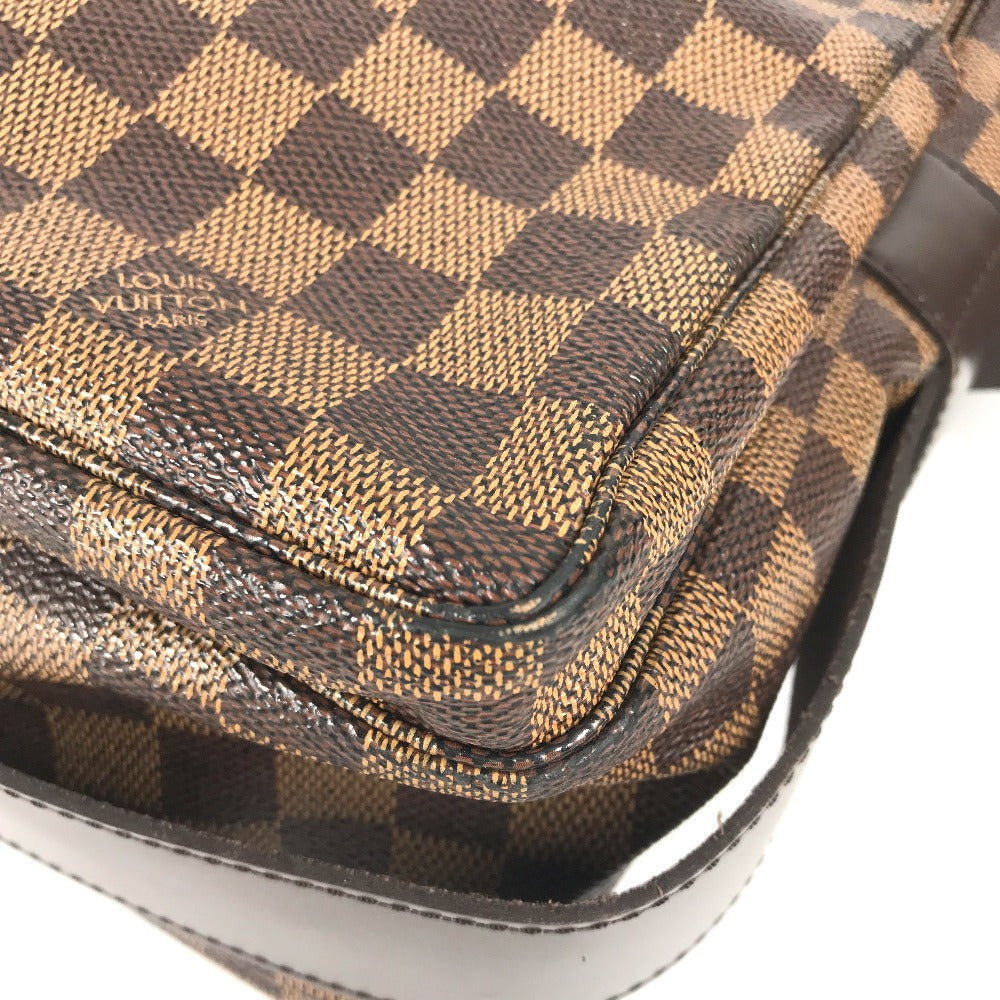 Louis Vuitton Shoulder Bag N45255 Damier Canvas Brown Damier Naviglio Women(Unisex)