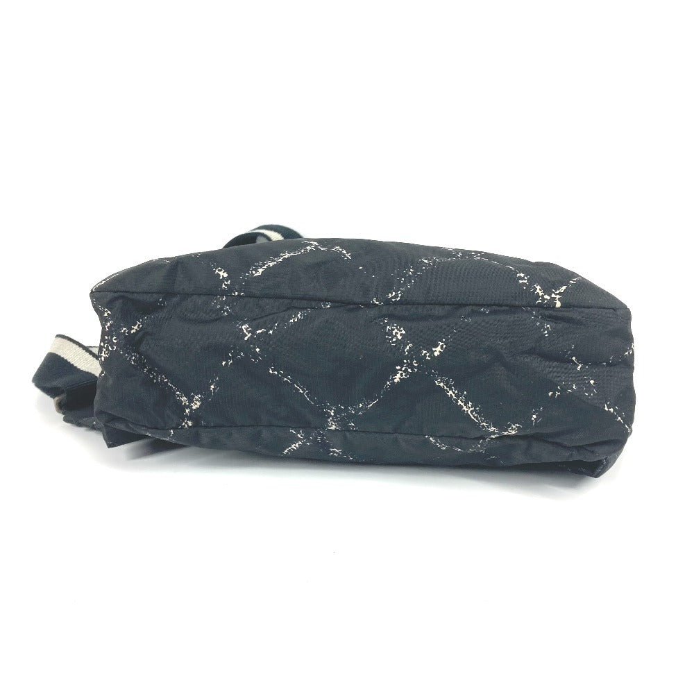 Chanel Backpack Nylon Black Old Travel Line Women