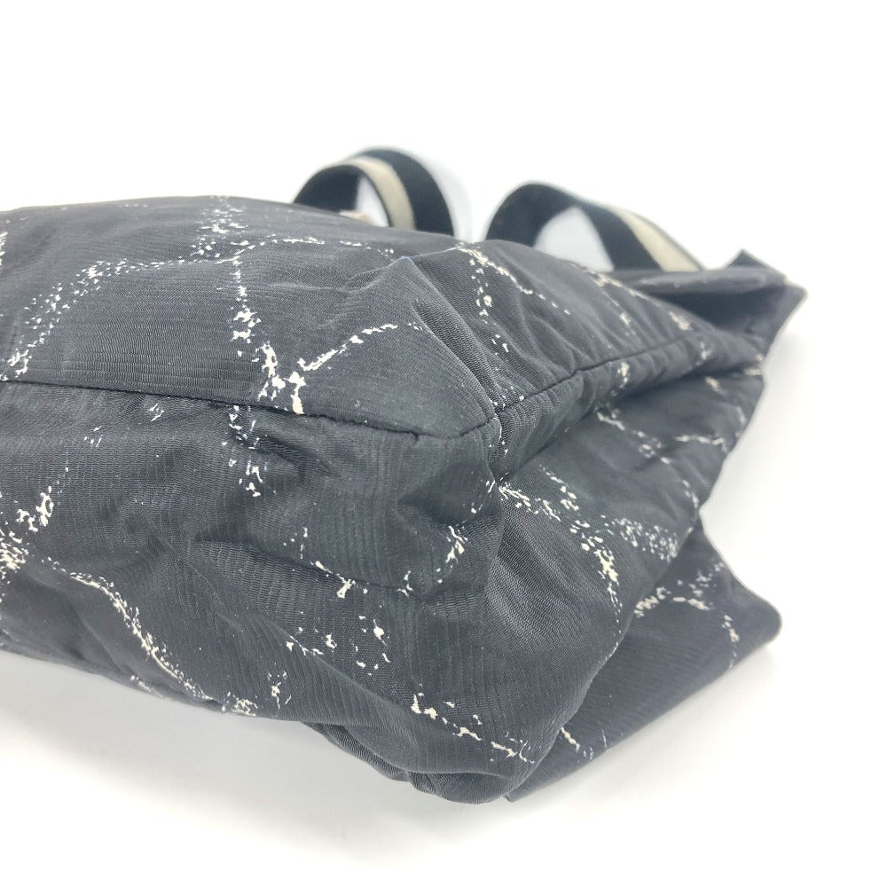 Chanel Backpack Nylon Black Old Travel Line Women