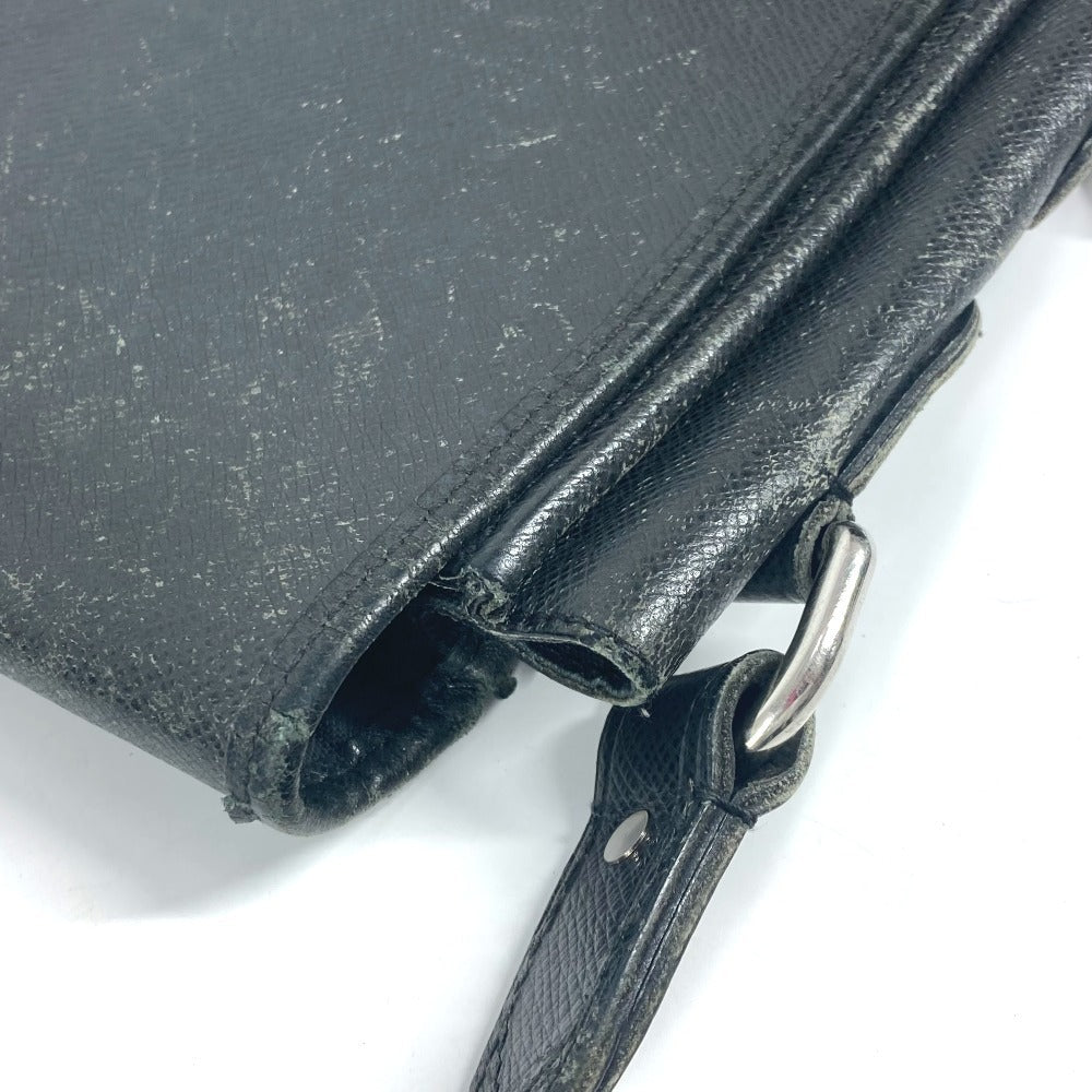 Louis Vuitton Shoulder Bag M32482 Taiga Leather Black Taiga Andrei