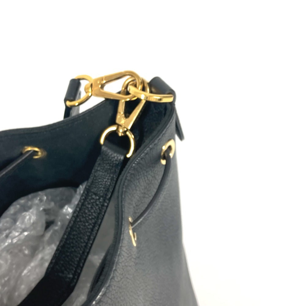Louis Vuitton Shoulder Bag M57687 Leather Black Rock Me Bucketnv