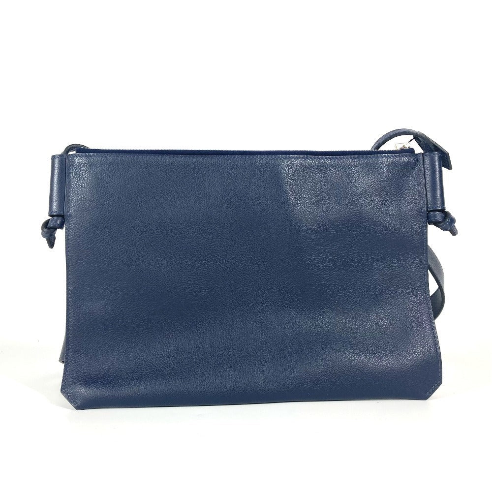 Hermes Shoulder Bag Leather Navy Ultrapla Gm Mens