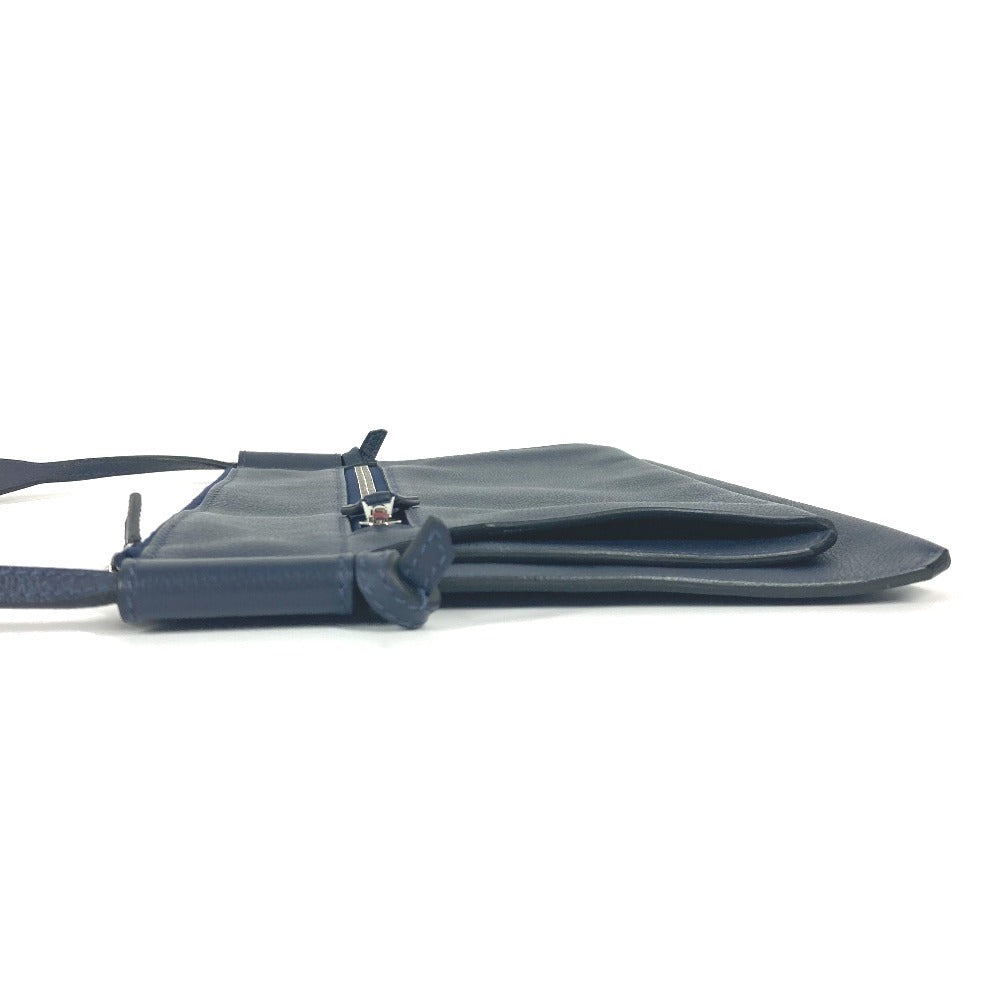 Hermes Shoulder Bag Leather Navy Ultrapla Gm Mens