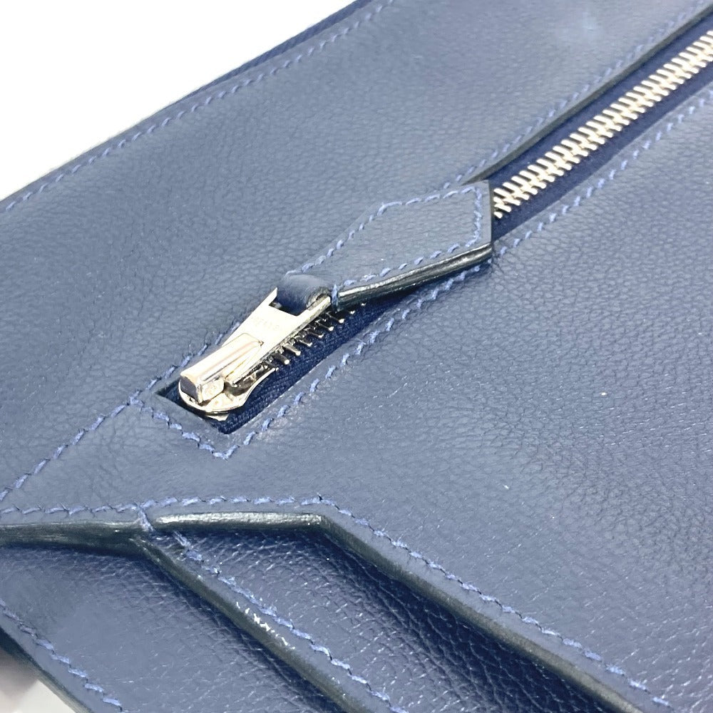 Hermes Shoulder Bag Leather Navy Ultrapla Gm Mens