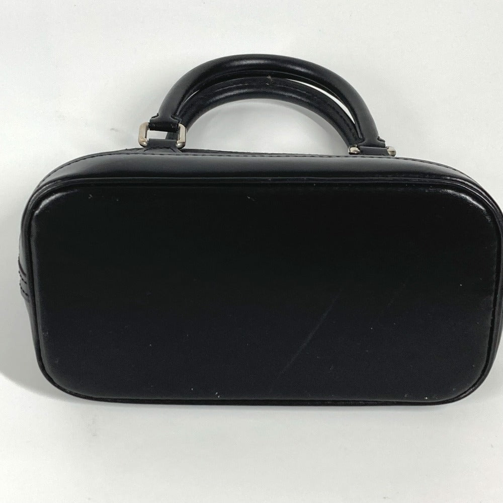 Louis Vuitton Handbag M92146 Satin / Leather Black Monogram Satin Little Alma Women