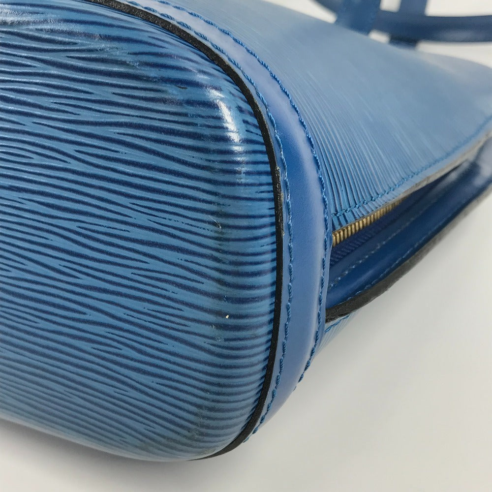 Louis Vuitton Shoulder Bag M52285 Epi Leather Blue Epi Ryu Sac Women