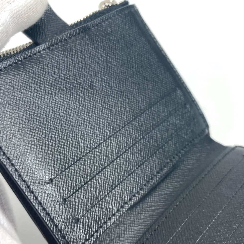 Louis Vuitton Folded Wallet N60451 Damier Grafitto Canvas Black Damier Grafitte Multi Porte Cartes