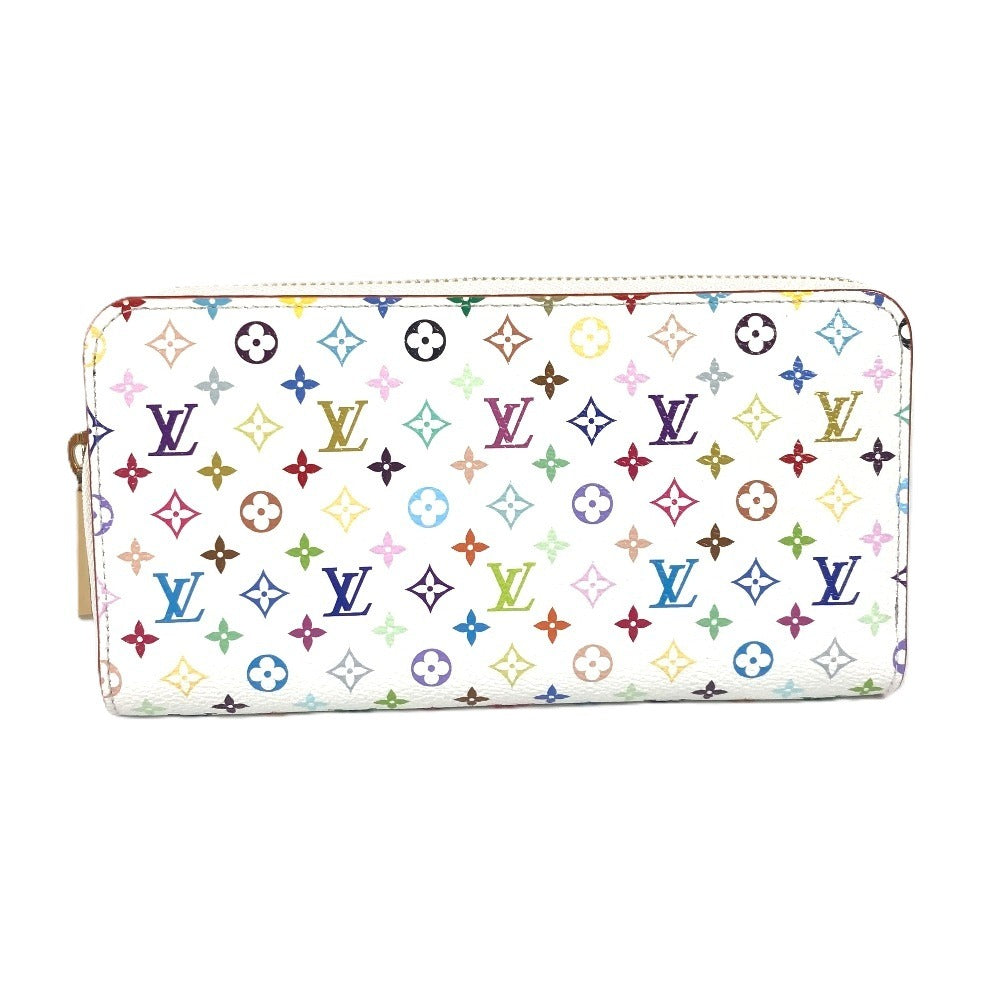 Louis Vuitton Long Wallet Purse M13922 Monogram Multicolor Canvas White Japan Exclusive Lvxtm