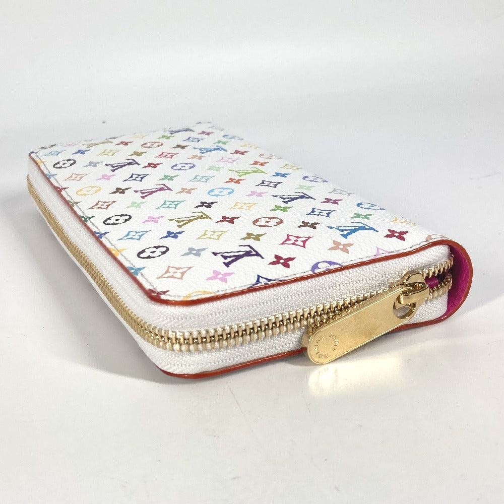 Louis Vuitton Long Wallet Purse M13922 Monogram Multicolor Canvas White Japan Exclusive Lvxtm
