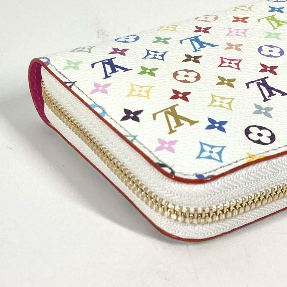 Louis Vuitton Long Wallet Purse M13922 Monogram Multicolor Canvas White Japan Exclusive Lvxtm