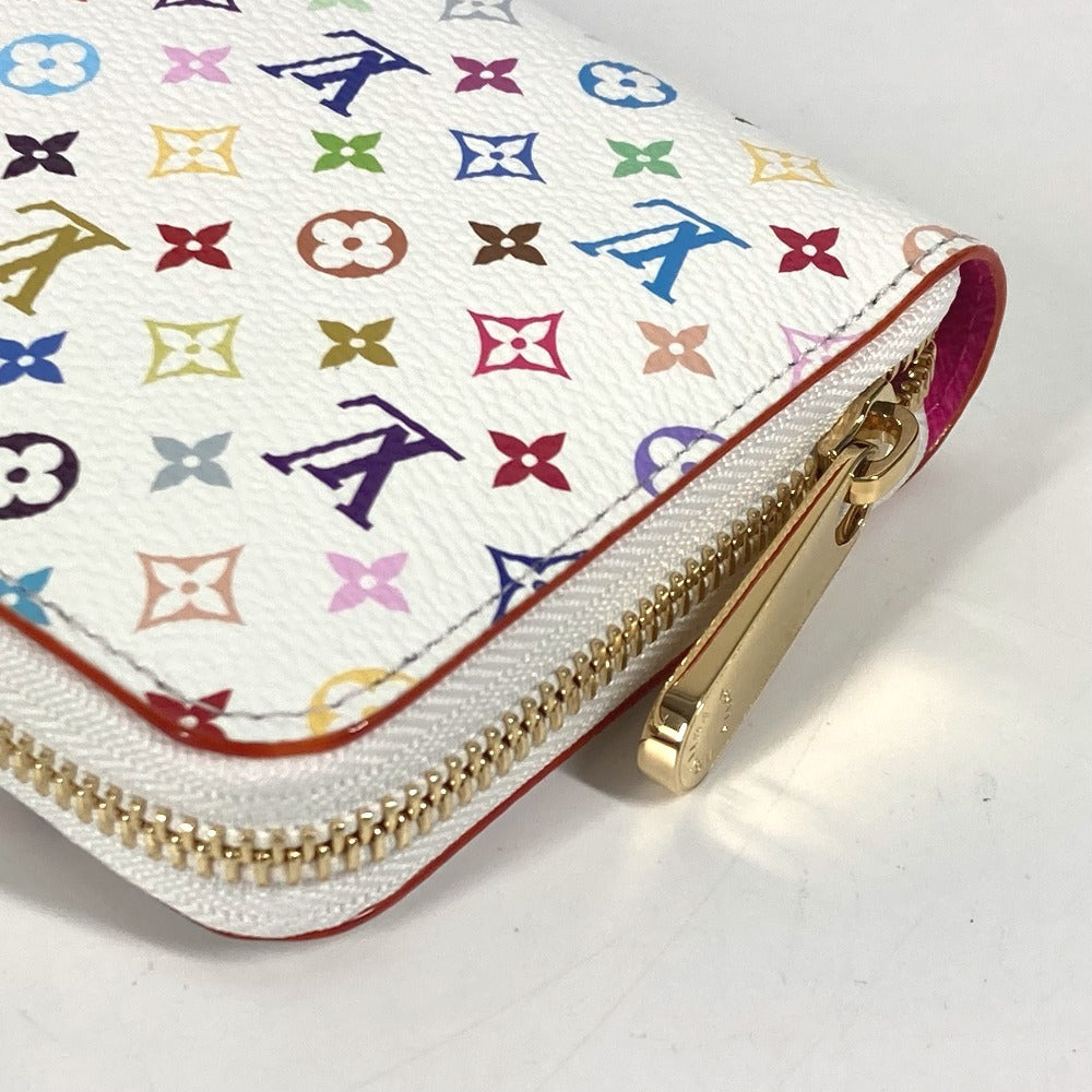 Louis Vuitton Long Wallet Purse M13922 Monogram Multicolor Canvas White Japan Exclusive Lvxtm
